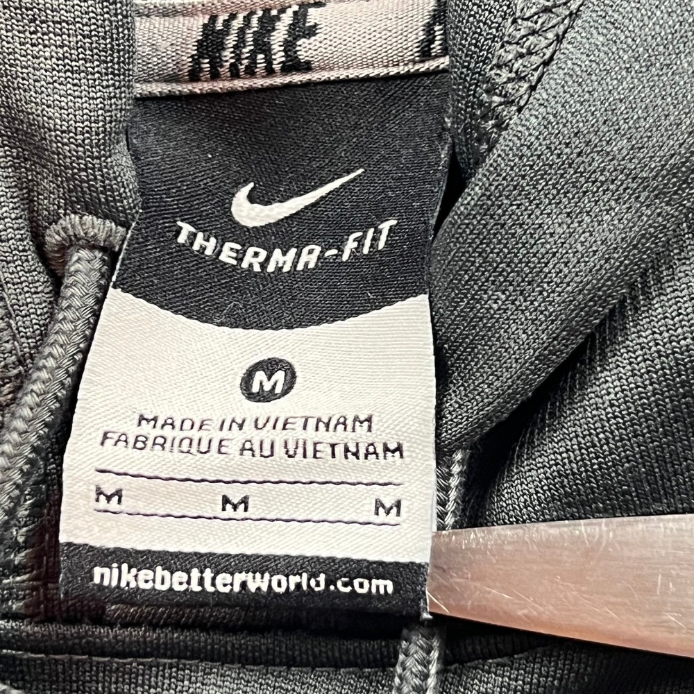 Nike Ole Miss Rebels Therma-FIT Hoodie Pullover Gray Sweatshirt NCAA Fan Gear - Picture 6 of 9